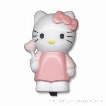 Fancy USB Flash Drive in Hello Kitty Design, with Password and Bootable Functions